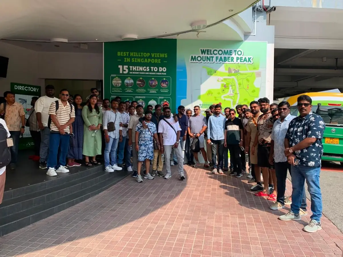 Urbanrise team at Mount Faber Peak
