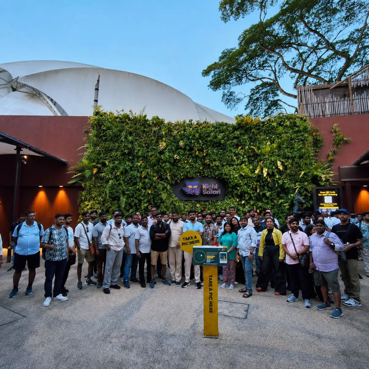 Urbanrise team at Night Safari